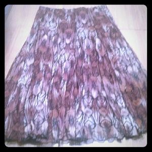 Cute long brown skirt