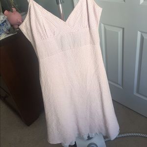 Pink gingham A-Line dress