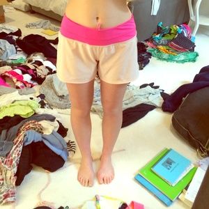 Pink Lululemon Shorts Size 6