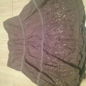 Very pretty brown sequin skirt