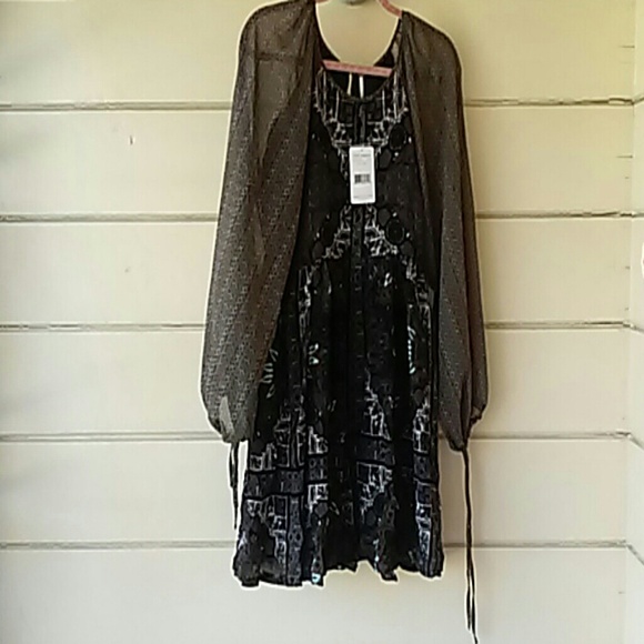 Free people onyx combo dress