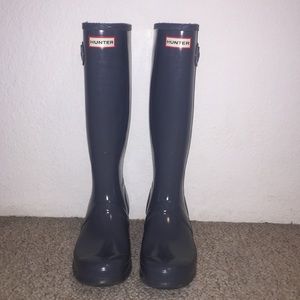 Hunter Boots Gray Size 7
