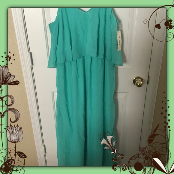 Mint Green maxi dress