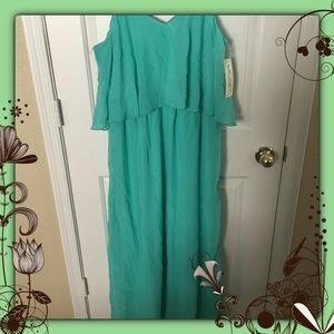 Mint Green maxi dress