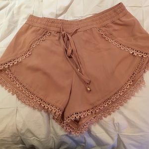 Wishlist silk detailed shorts
