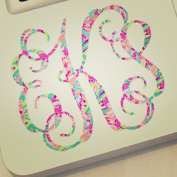 MONOGRAMED DECAL - Picture 1 of 1