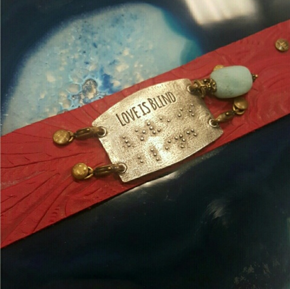 NEW Lenny and Eva wide leather cuff