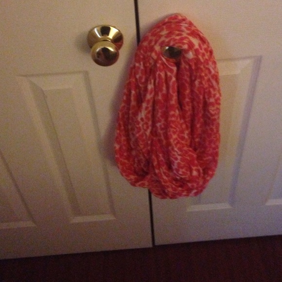 Leopard print infinity scarf