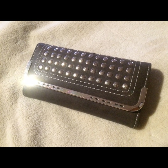 Brown Studded Wallet