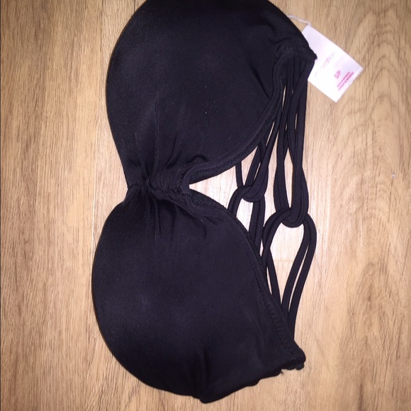 Target black swim top