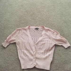 Soft pink forever 21 cardigan