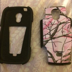 Pink camo phone case for android galaxy light