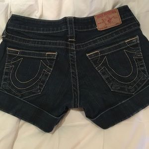 True Religion denim shorts
