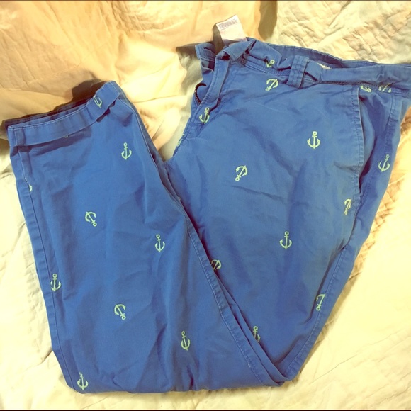 Old Navy Nautical Anchor Print Pants