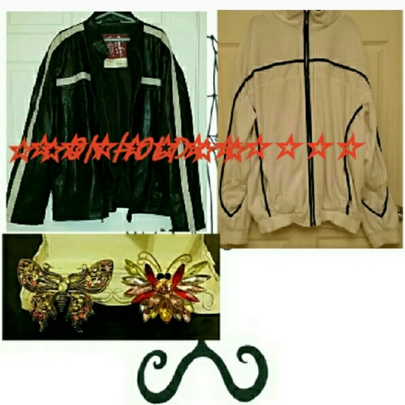 2 Jackets/brooches