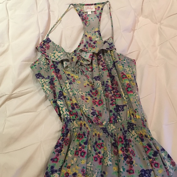 Parker floral silk dress