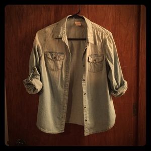Button down Jean shirt