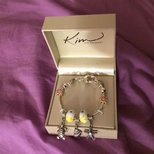 Beautiful beach inspired charm bracelet!!**