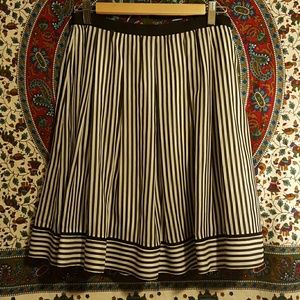 🆕100% Silk Striped Vintage French Skirt
