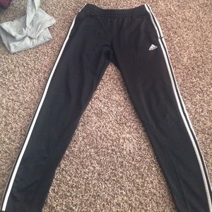 black adidas skinny sweats