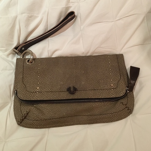 True Religion wristlets clutch