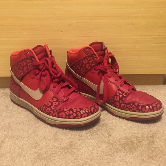 Nike cheetah print high tops