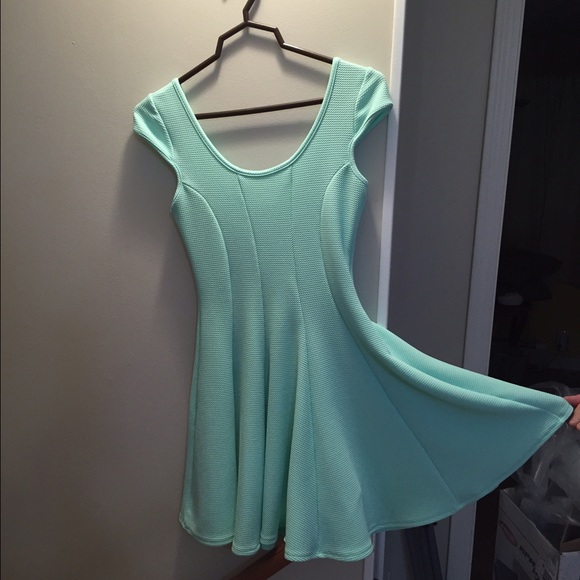 Light blue-green Charlotte Russe Dress