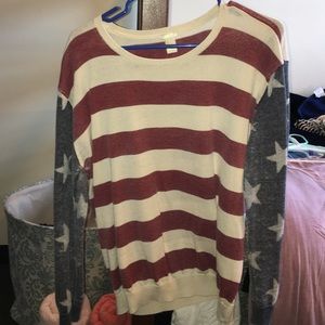 American flag sweater