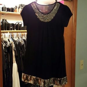 GIRLS  limited too size 14 black dress