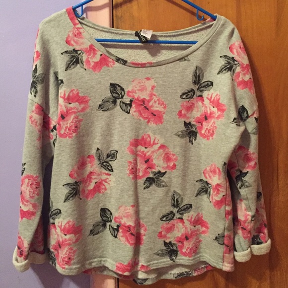 H&M Floral Shirt Alt Print Teen Wolf Lydia Martin