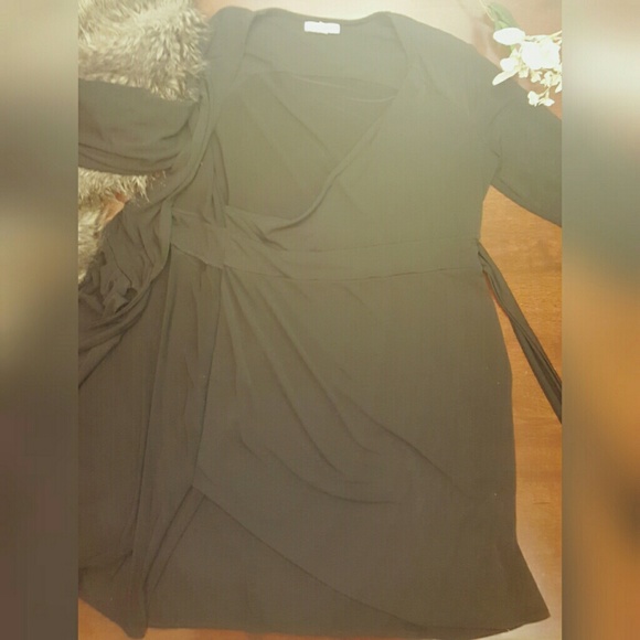 New York & Co. Faux Wrap Dress - Picture 2 of 4