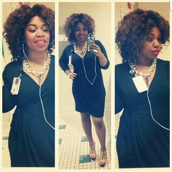 New York & Co. Faux Wrap Dress - Picture 4 of 4