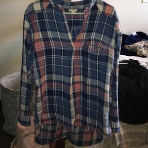Gap plaid tunic