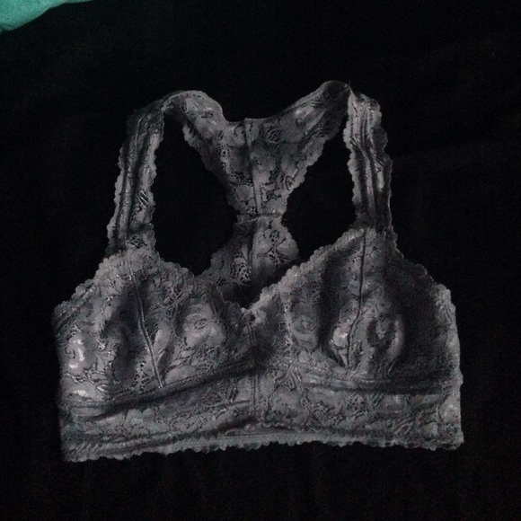 Gray bralette