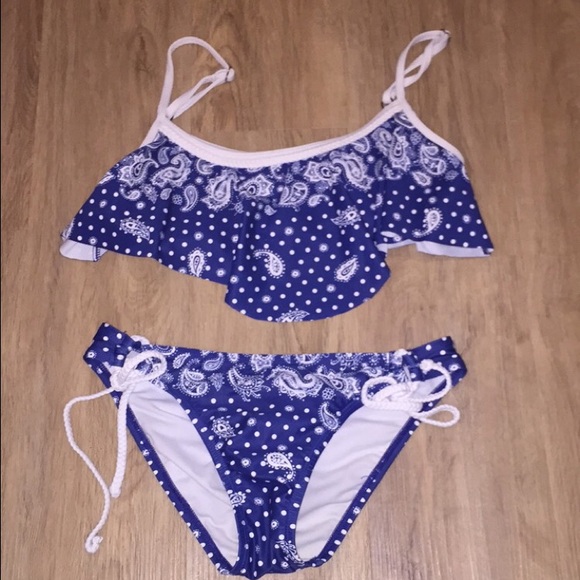 Saved for symphony Bandana print swimsuit