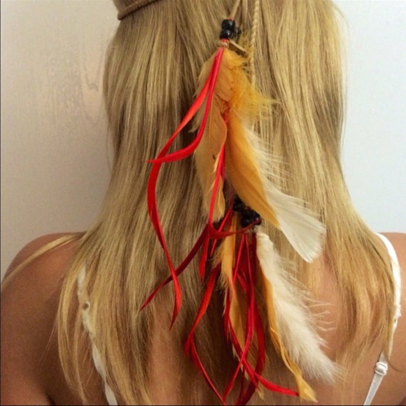 Feather headddress Headband ,feather extension