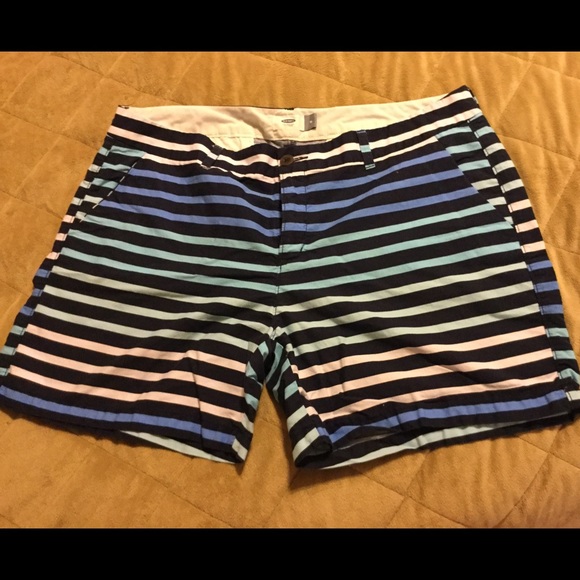 Old Navy striped shorts.