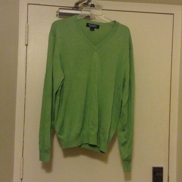 Mens Brooks Brothers Lime Sweater