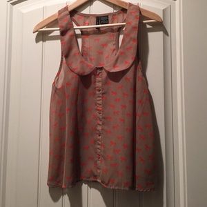 Vintage style Horse print top 🐎