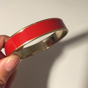 Banana Republic Gold and Red Bangle