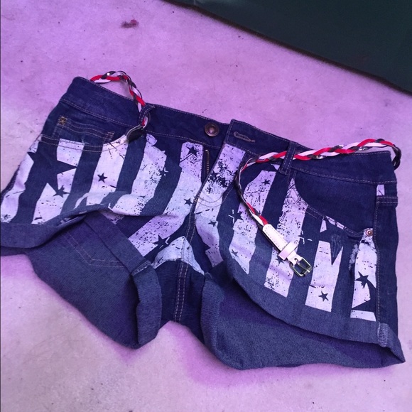American flag shorts