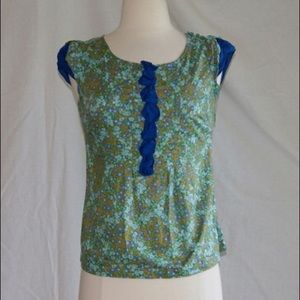 Anthropologie Patterned Blouse