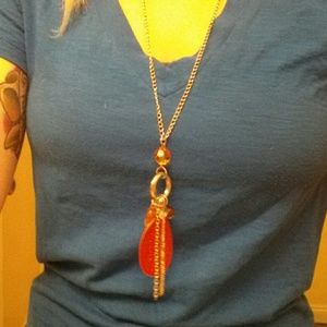 Orange necklace