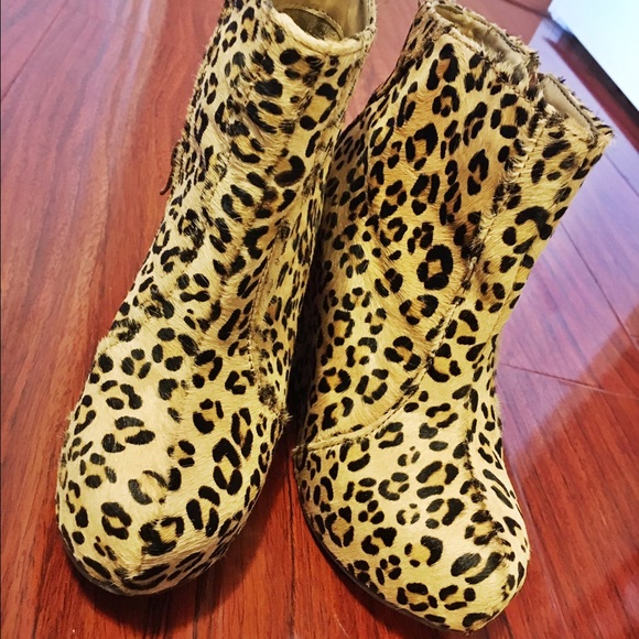 Havana Last X Jeffery Campbell leopard wedges