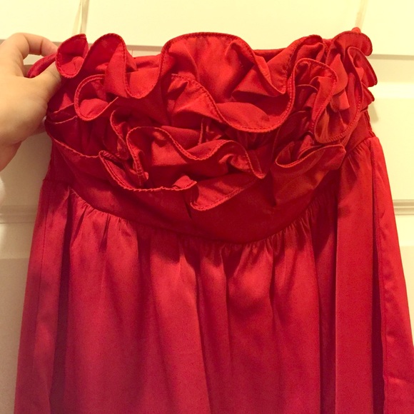 Strapless dress