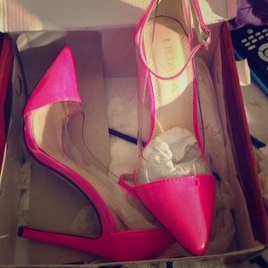 Neon Pink heels