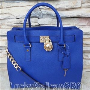 Michael Kors Hamilton Tote in Royal Blue