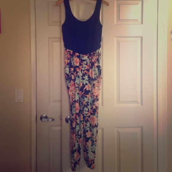 Charlotte Russe multicolor jumpsuit