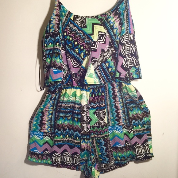 Colorful Romper - Picture 1 of 4