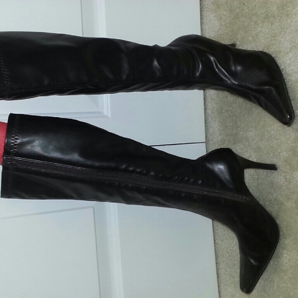 Michael Shannon Knee High Stiletto Boots